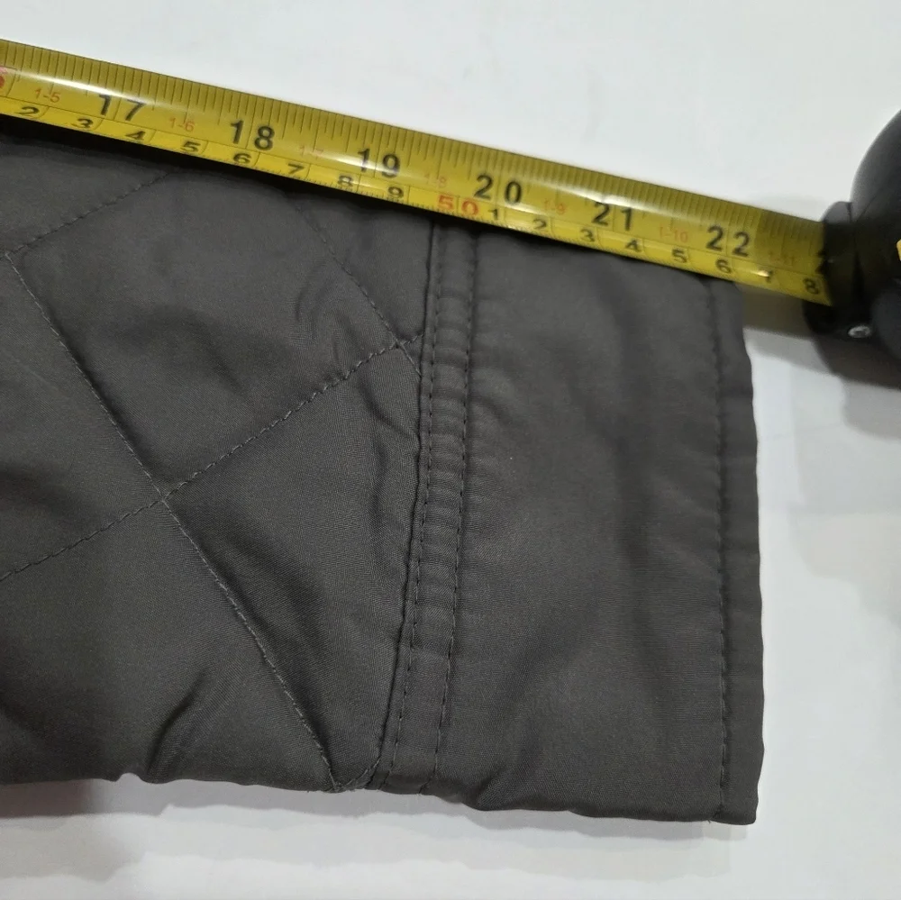 Old Navy Gray/Lime Green Quilted  Boys Jacket Sz.XL(14-16)